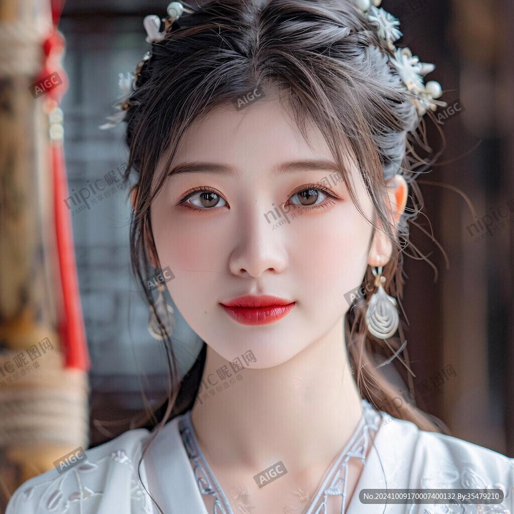 漢族姑娘漢服美女
