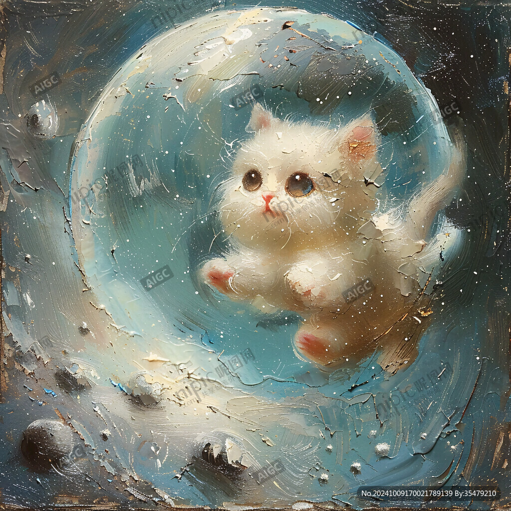 手繪貓咪星球