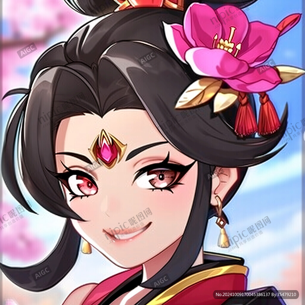 貂蟬人物插畫