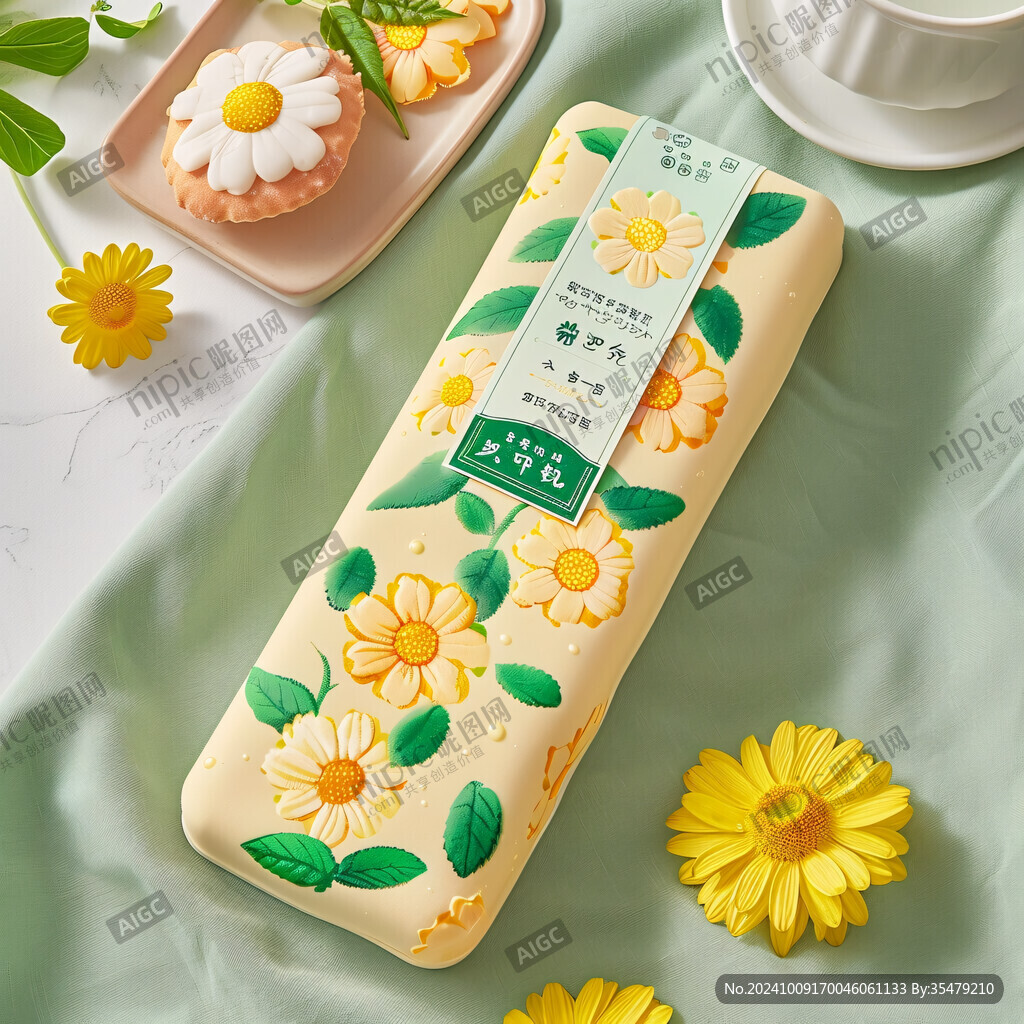 保健品包裝小花