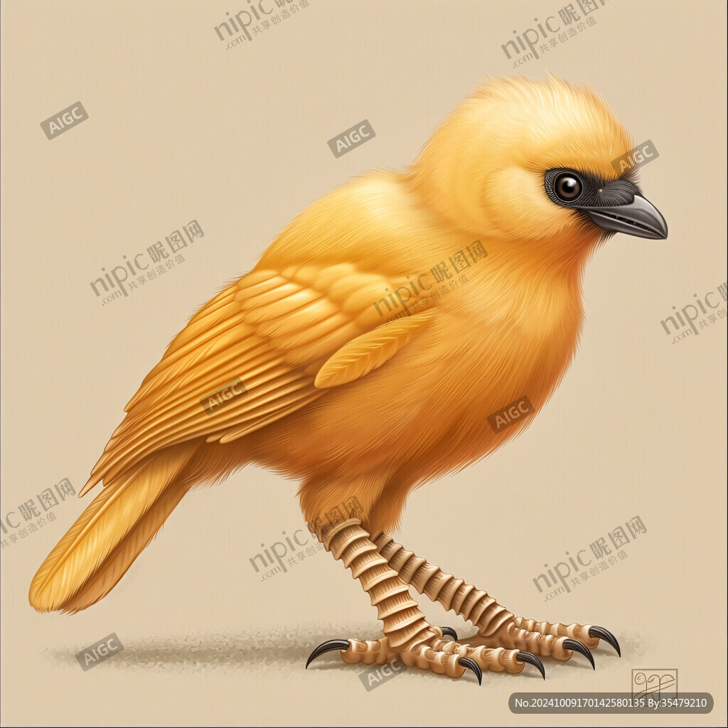 黃色金黃色小鳥(niǎo)