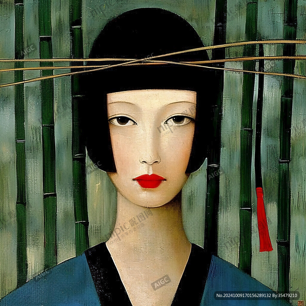 日式古代仕女