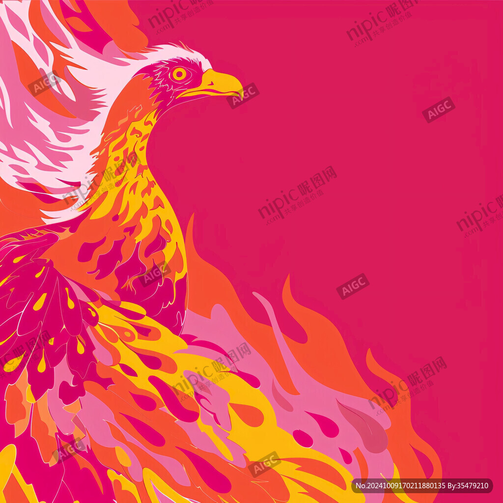 火鳳凰插畫