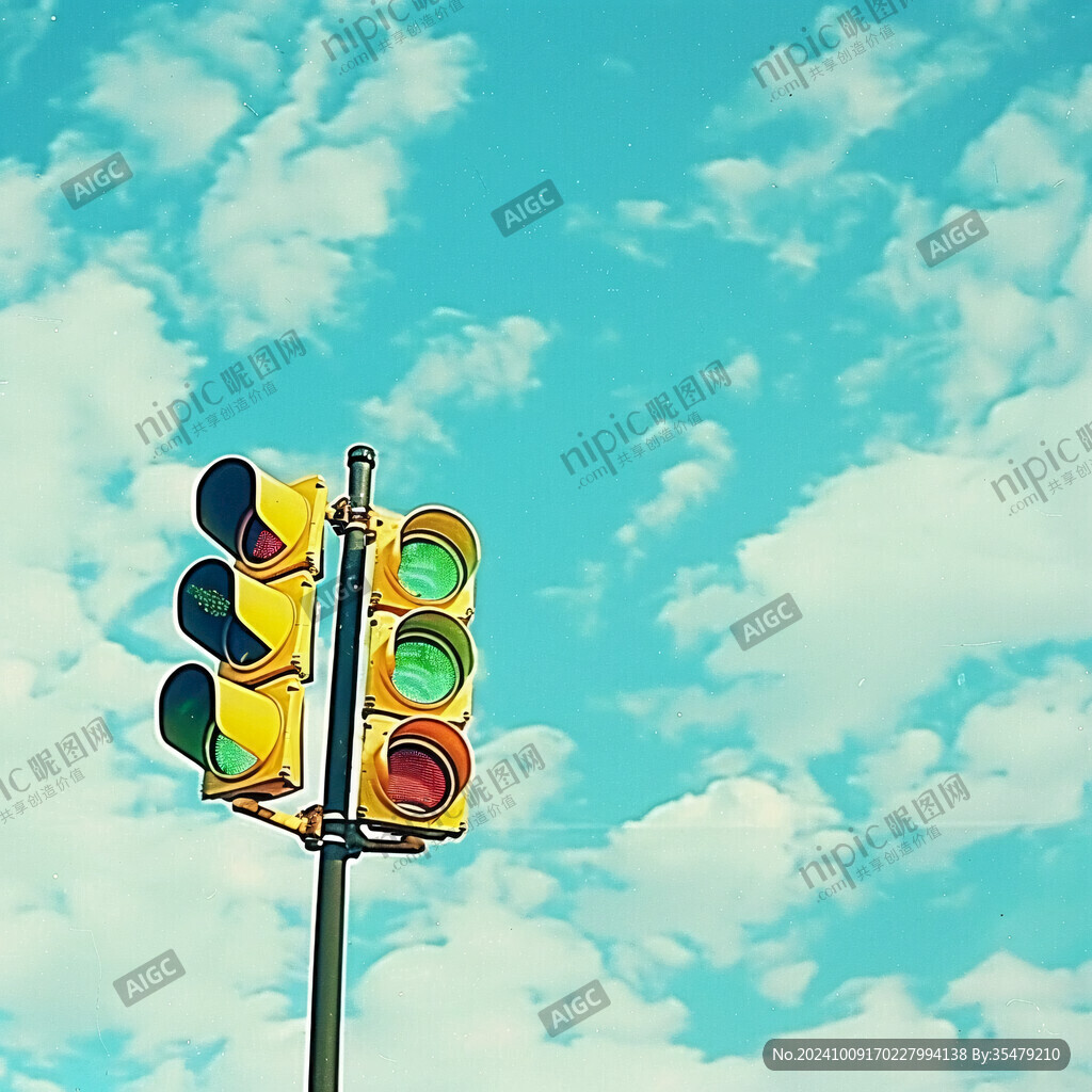 交通燈插畫素材