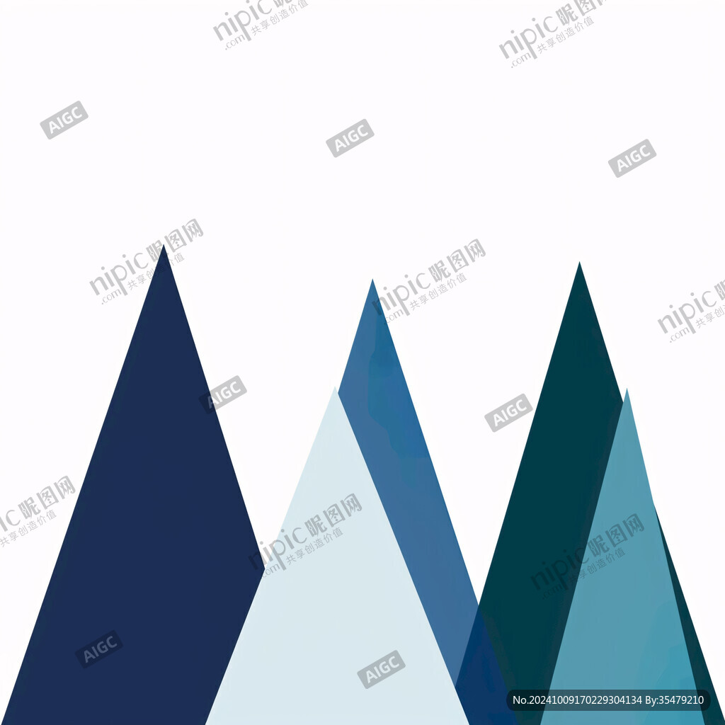 業(yè)績線條藍色極簡