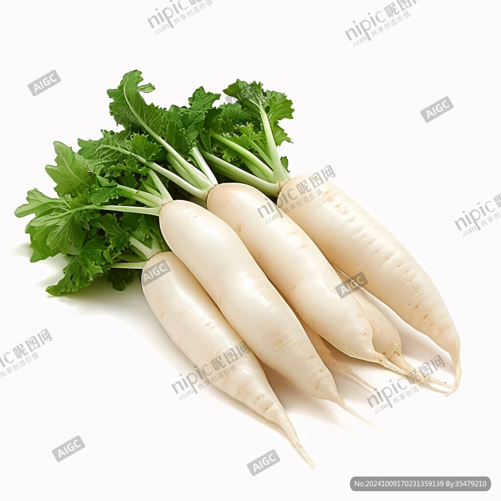 白蘿卜素材