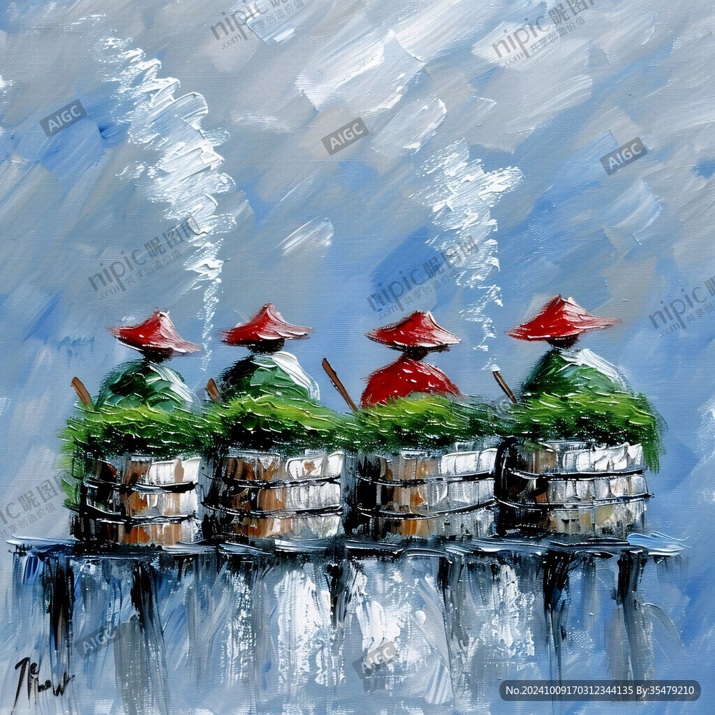 神農(nóng)架釀酒插畫(huà)