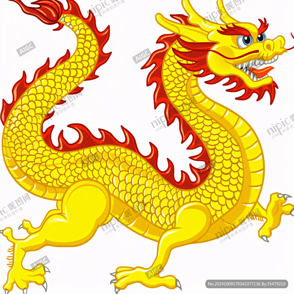龍紋中國龍騰龍生肖龍