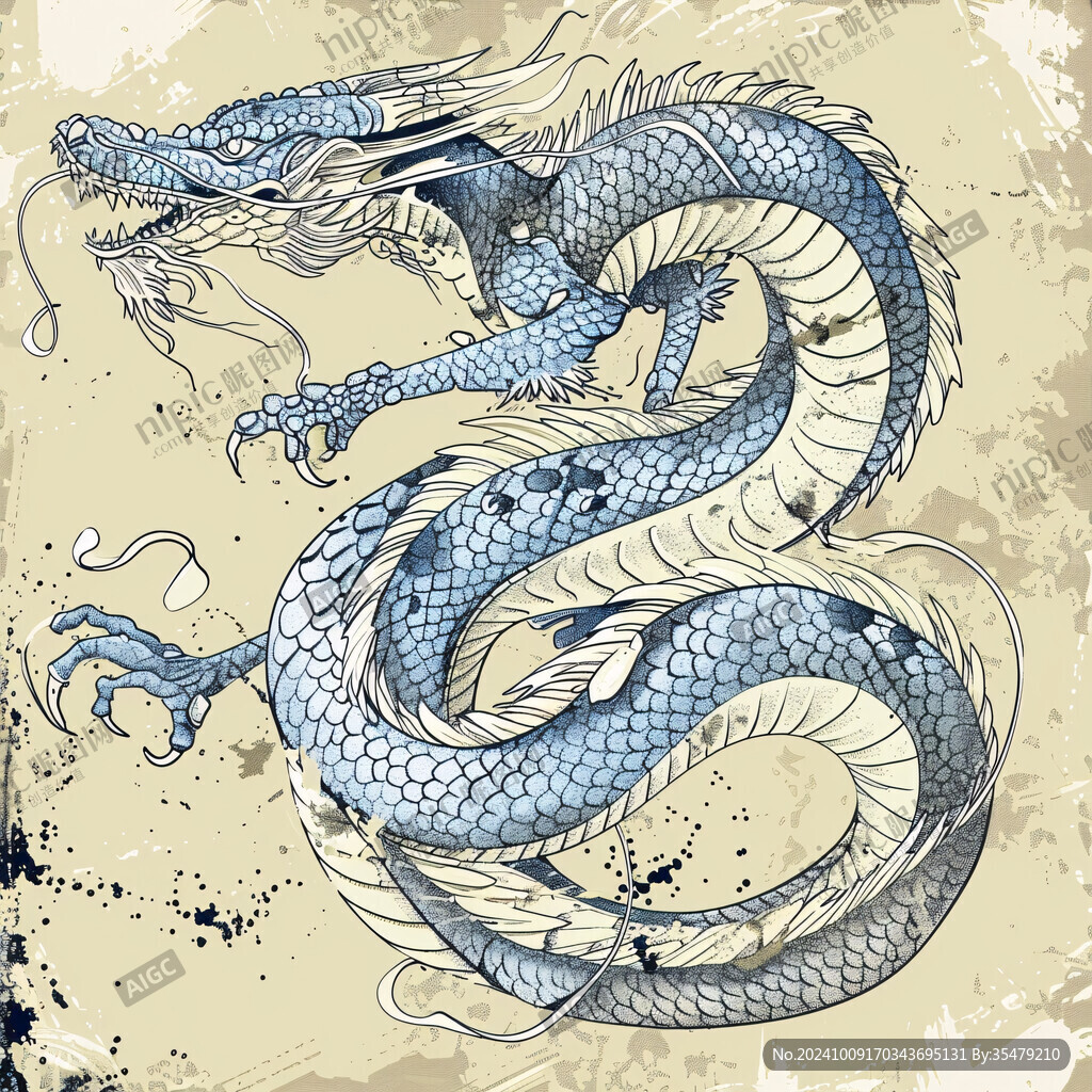 漫畫龍手繪龍鼠繪龍
