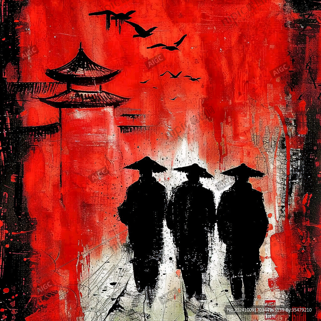 武俠插畫海報(bào)