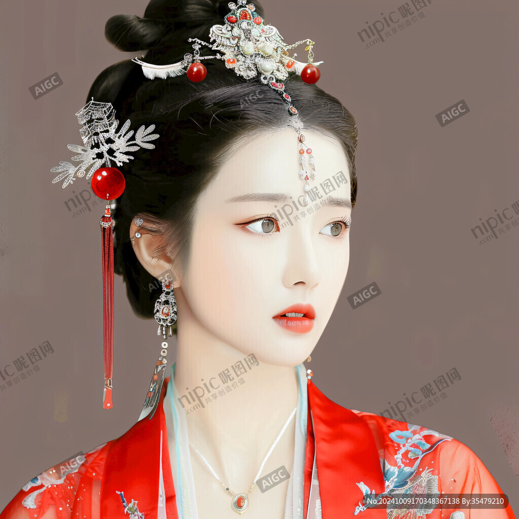 古風(fēng)新娘頭飾