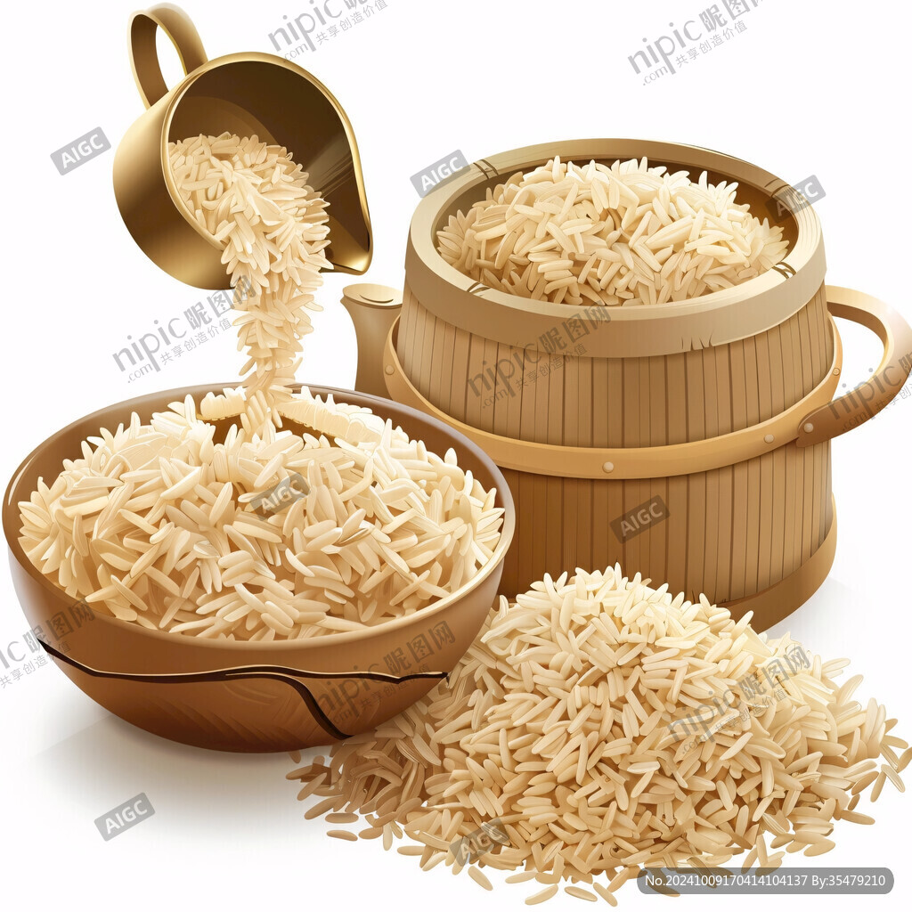 健康米面插畫(huà)