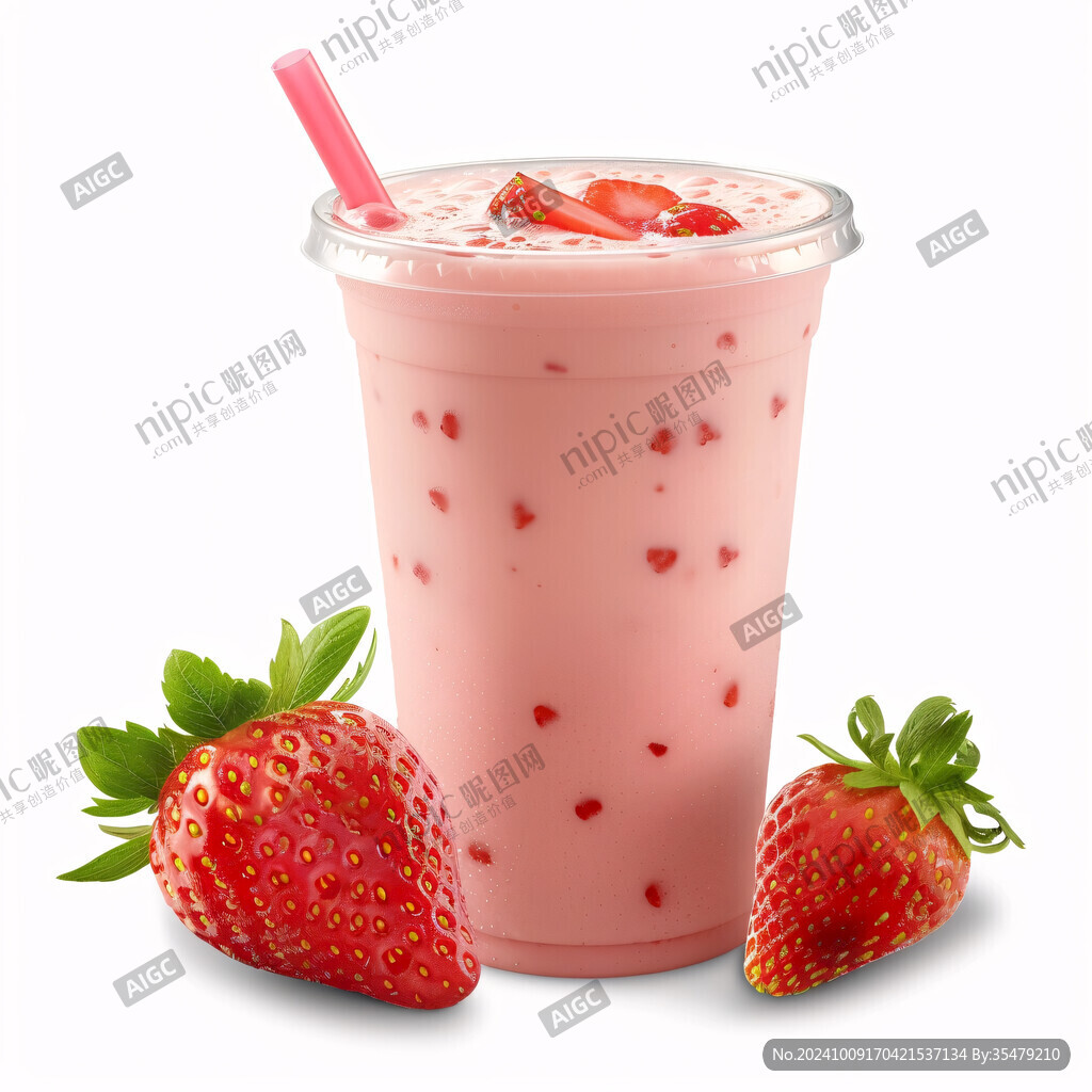 草莓味飲品食品素材