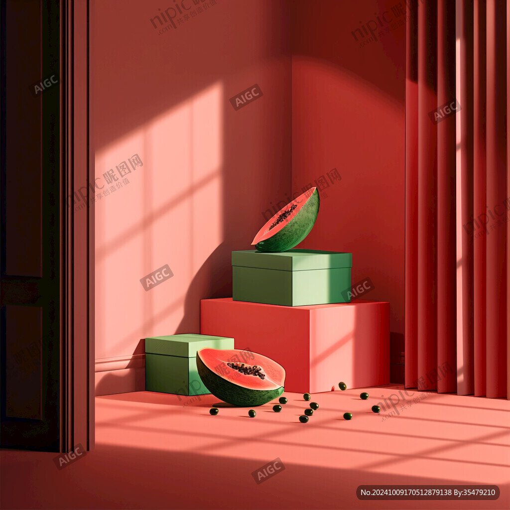 沙果禮盒插畫