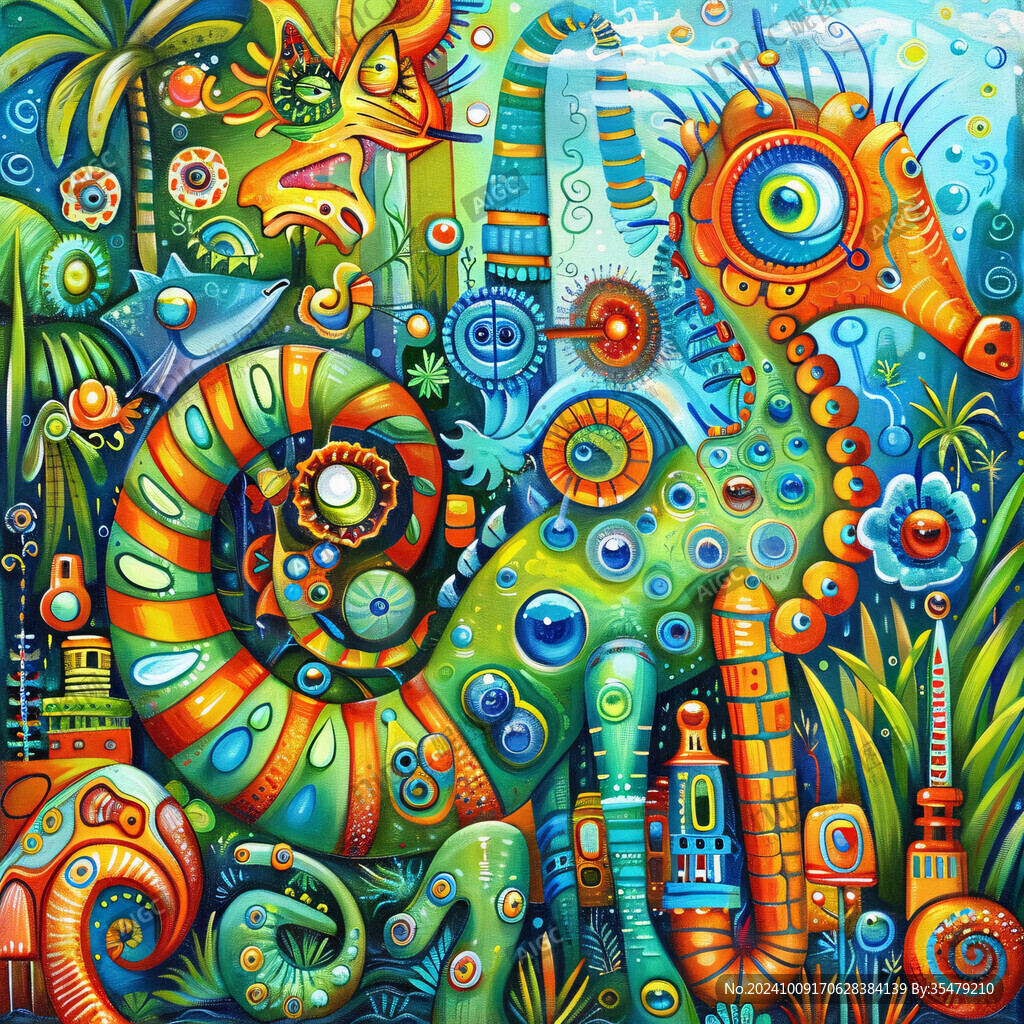 科幻立體畫