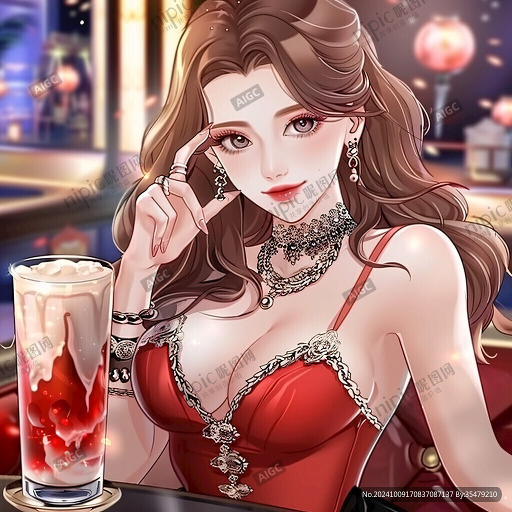 富婆插畫