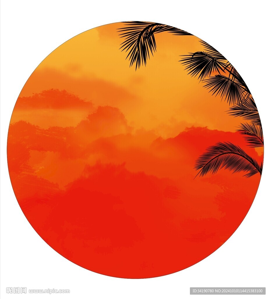 日落太陽素材