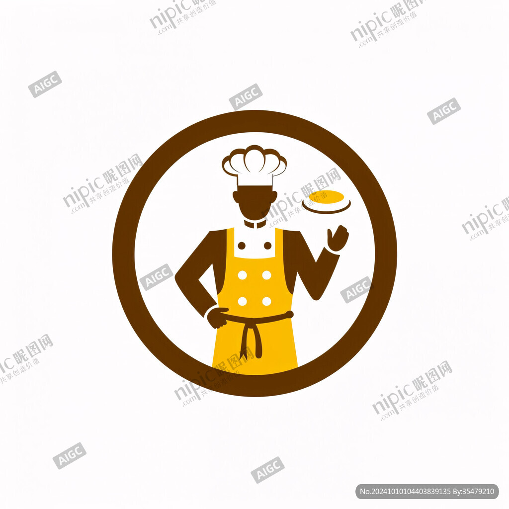 廚師頭像大廚logo