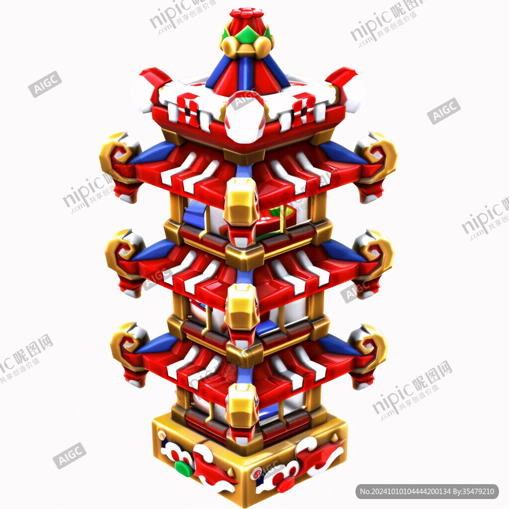 中國古典塔樓建筑構(gòu)件