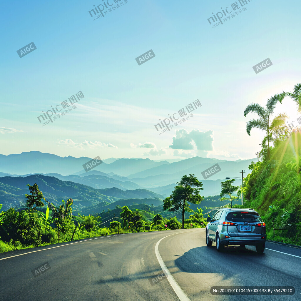 公路風景畫