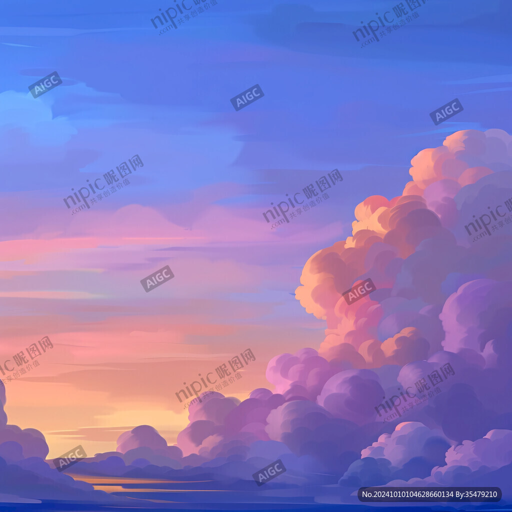 漸變風(fēng)景云彩