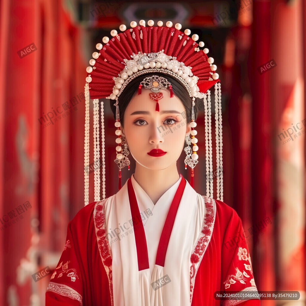 古風(fēng)新娘頭飾