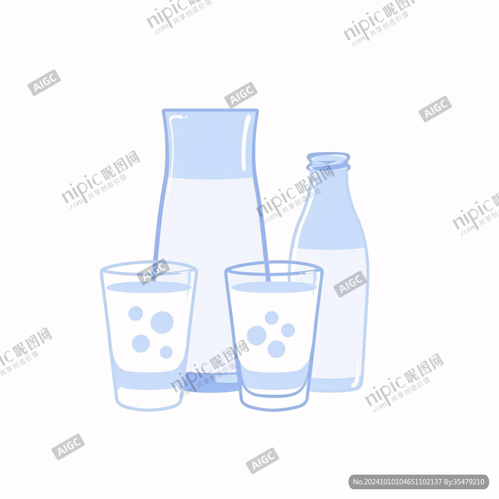 玻璃杯插畫
