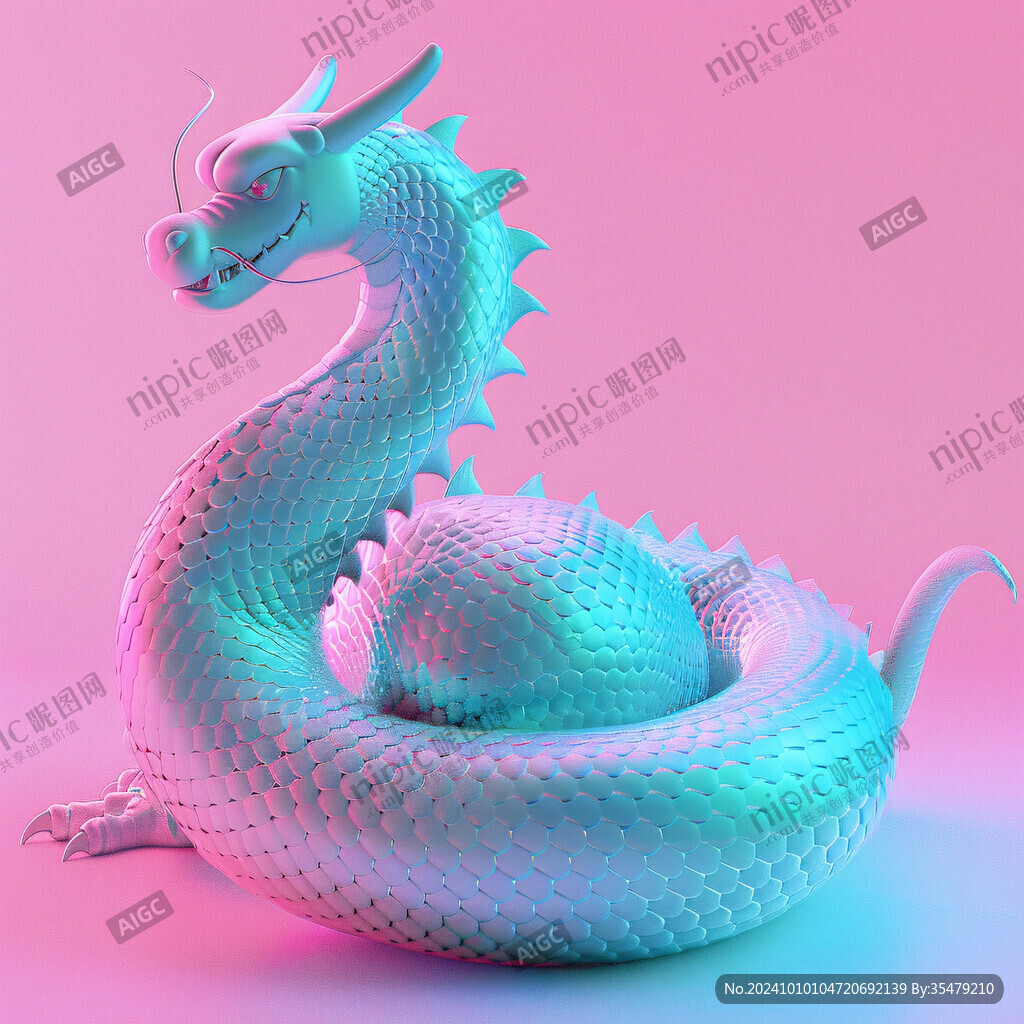 龍立體圖案