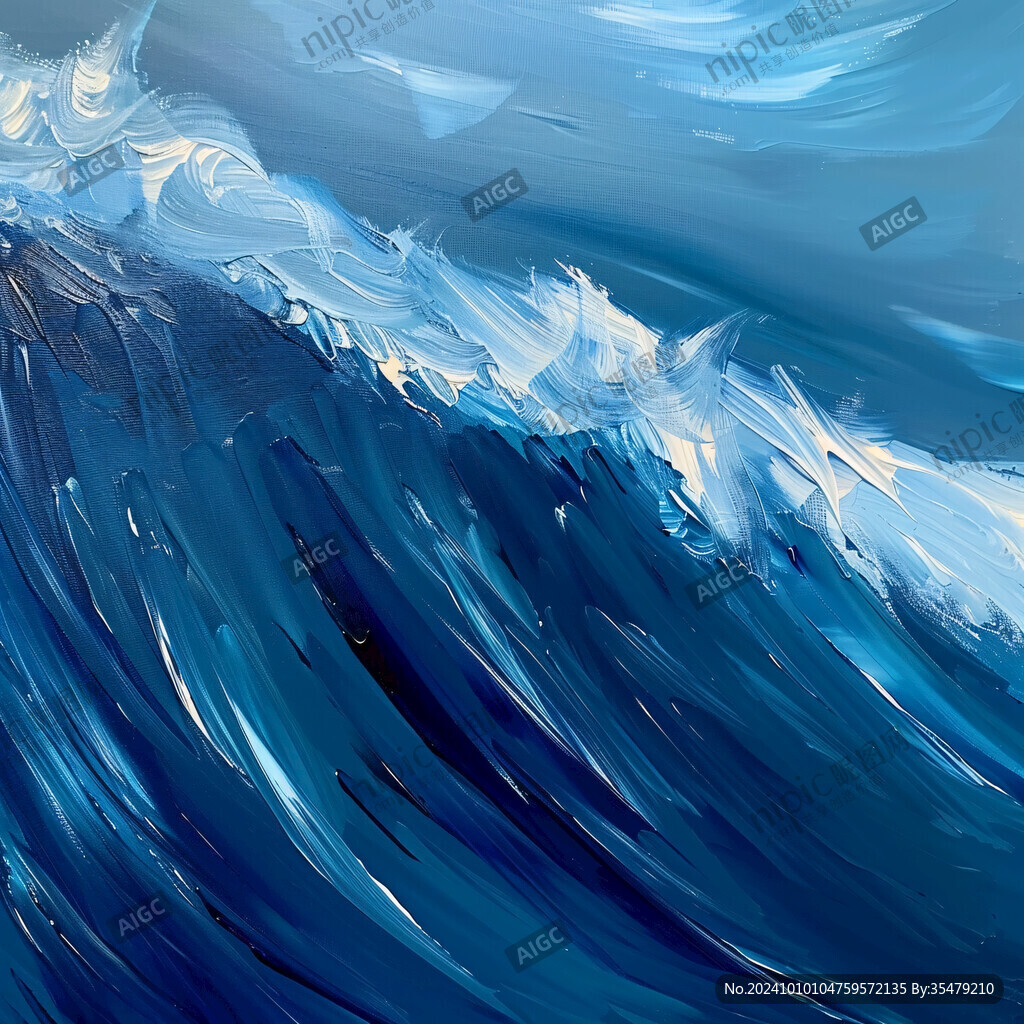 海洋流動(dòng)裝飾畫(huà)
