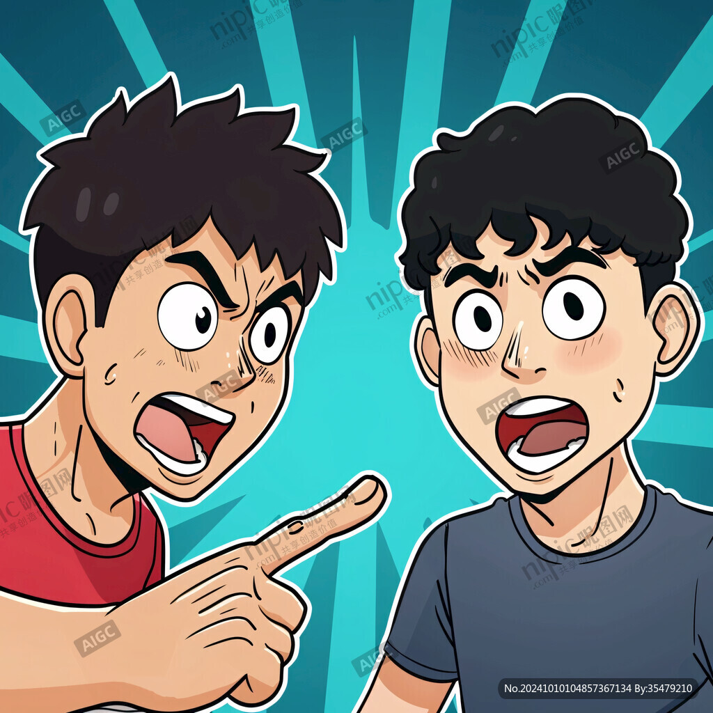 調(diào)皮男孩插畫