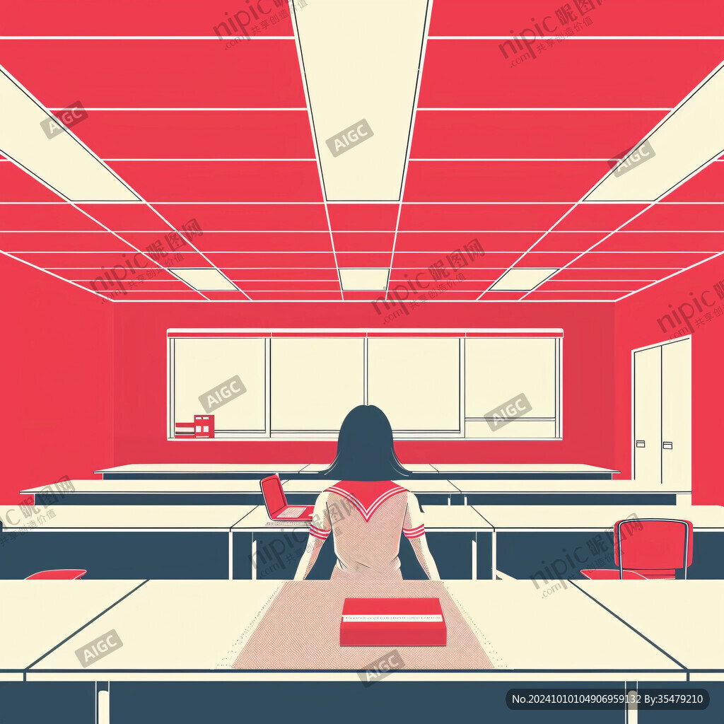 教室插畫