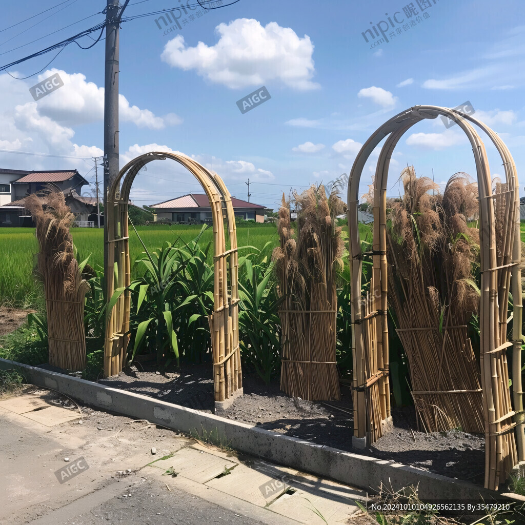 稻穗景觀小品
