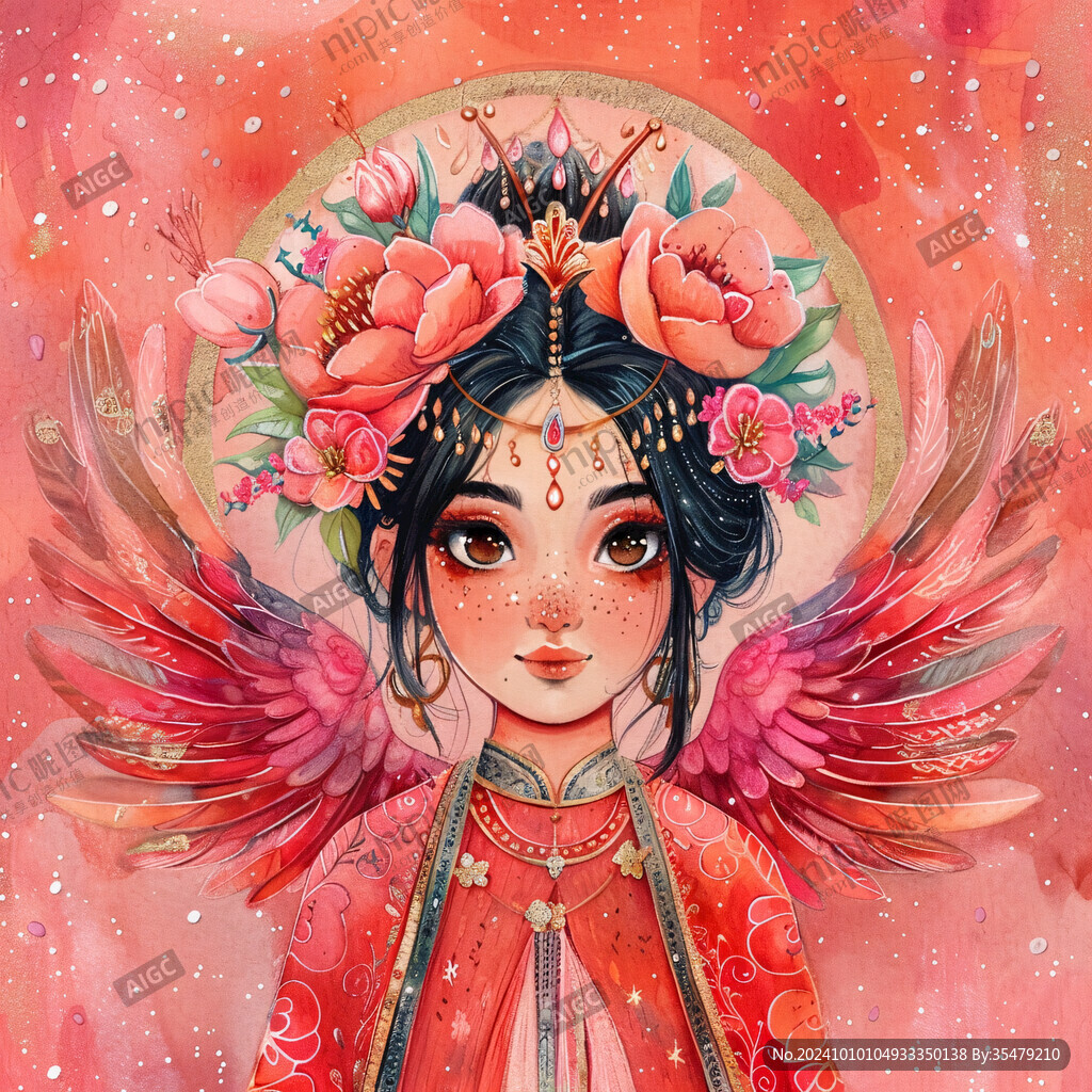 國潮風花旦