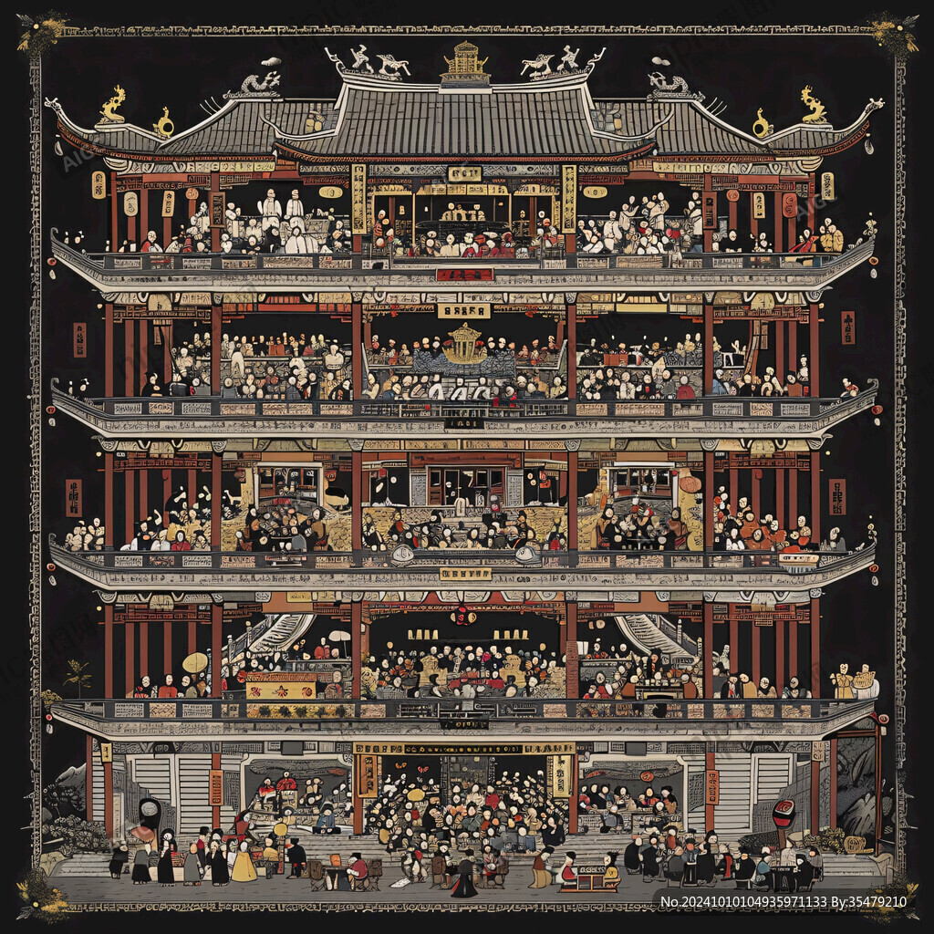 萬古樓插畫