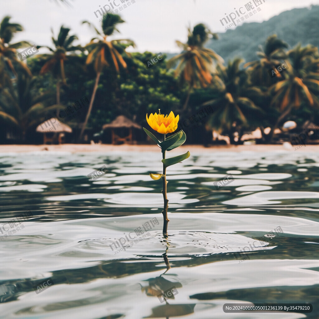 海邊小黃花