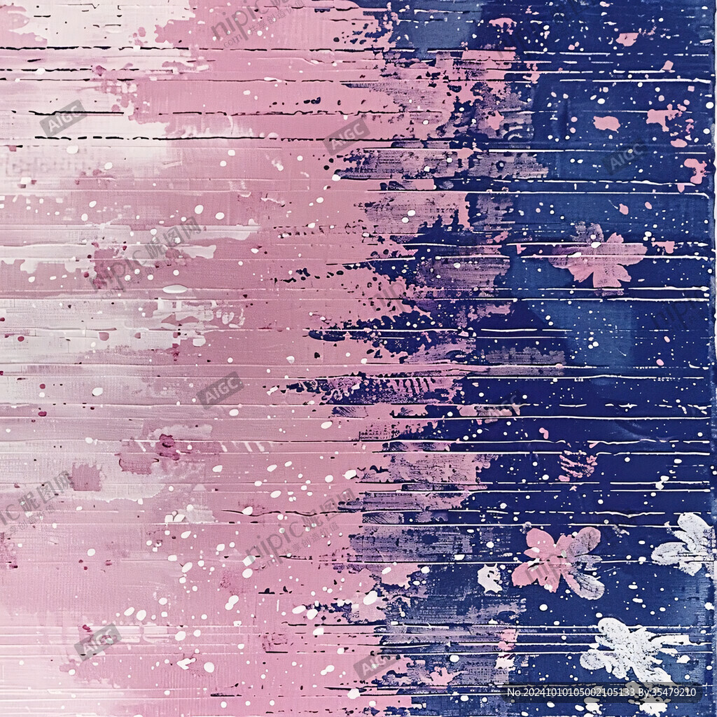 櫻花背景裝飾畫