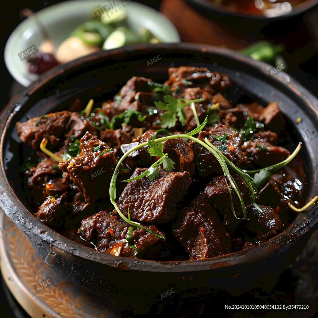 大片砂鍋牛肉
