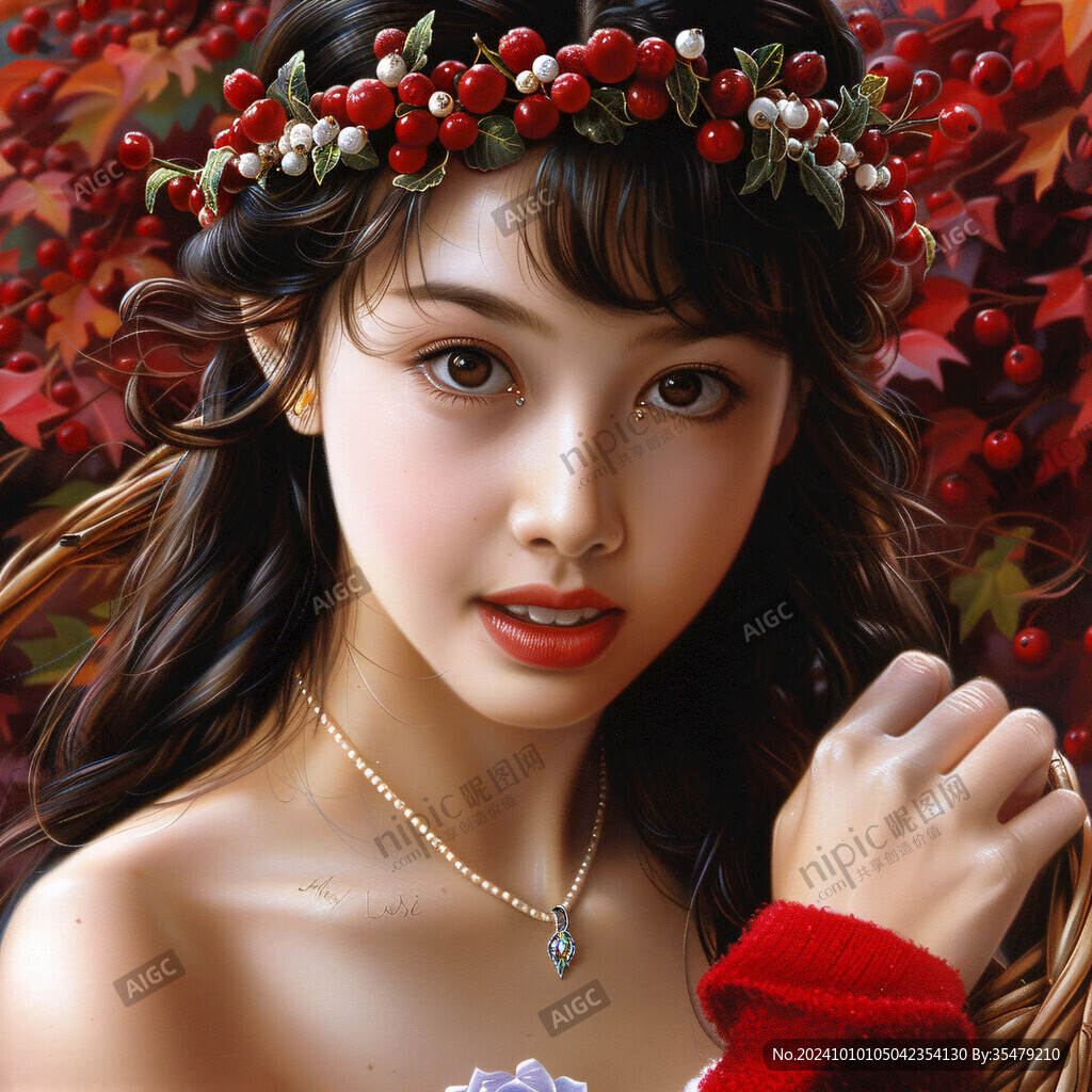 古裝美女櫻桃車厘子