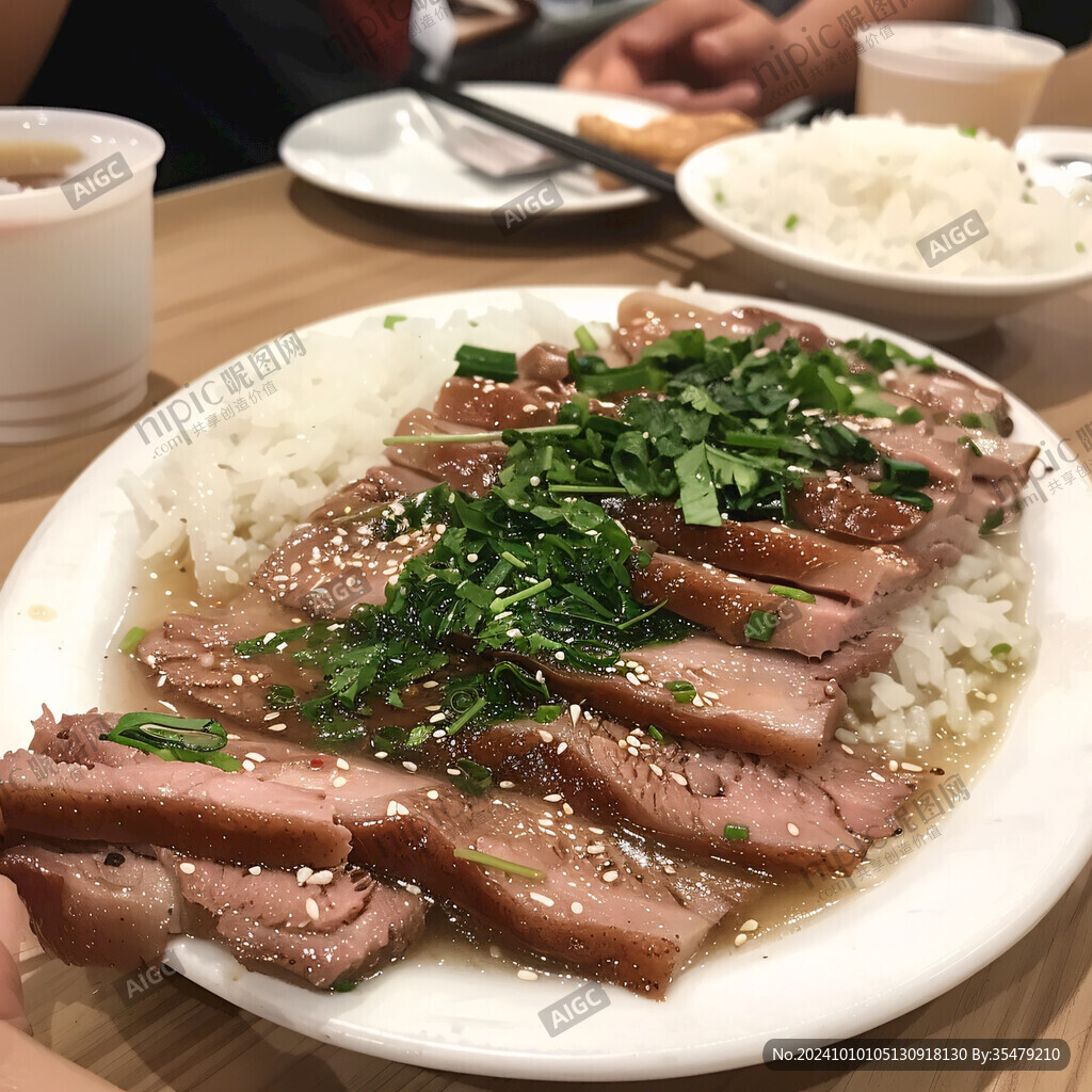 鹵水鵝肉拼鵝胗飯