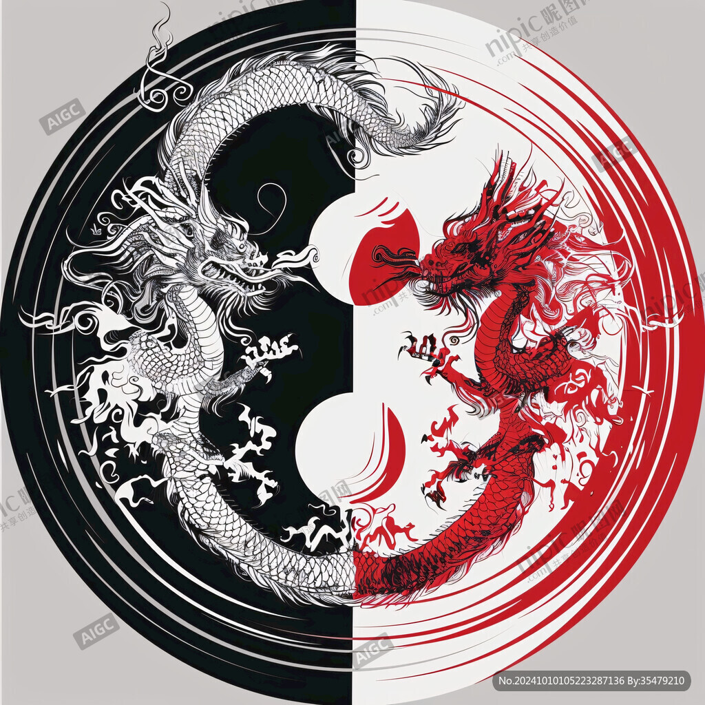 太極雙龍戲珠logo