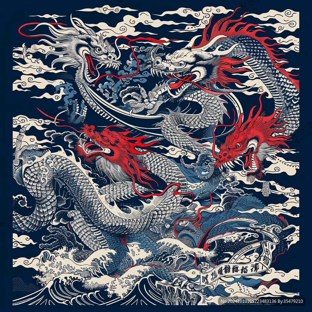國潮風雙龍
