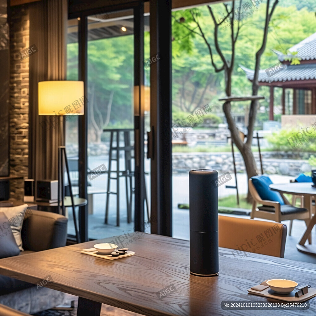 中式茶道館內外