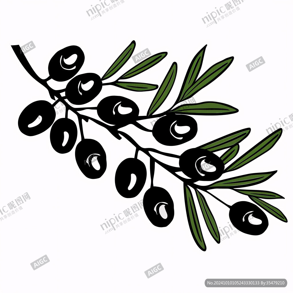 黑枸杞插畫(huà)