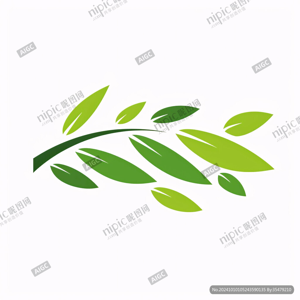 枝葉樹葉綠葉logo