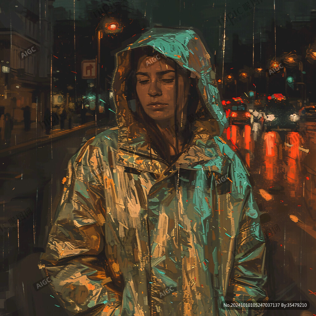 雨天的晚上