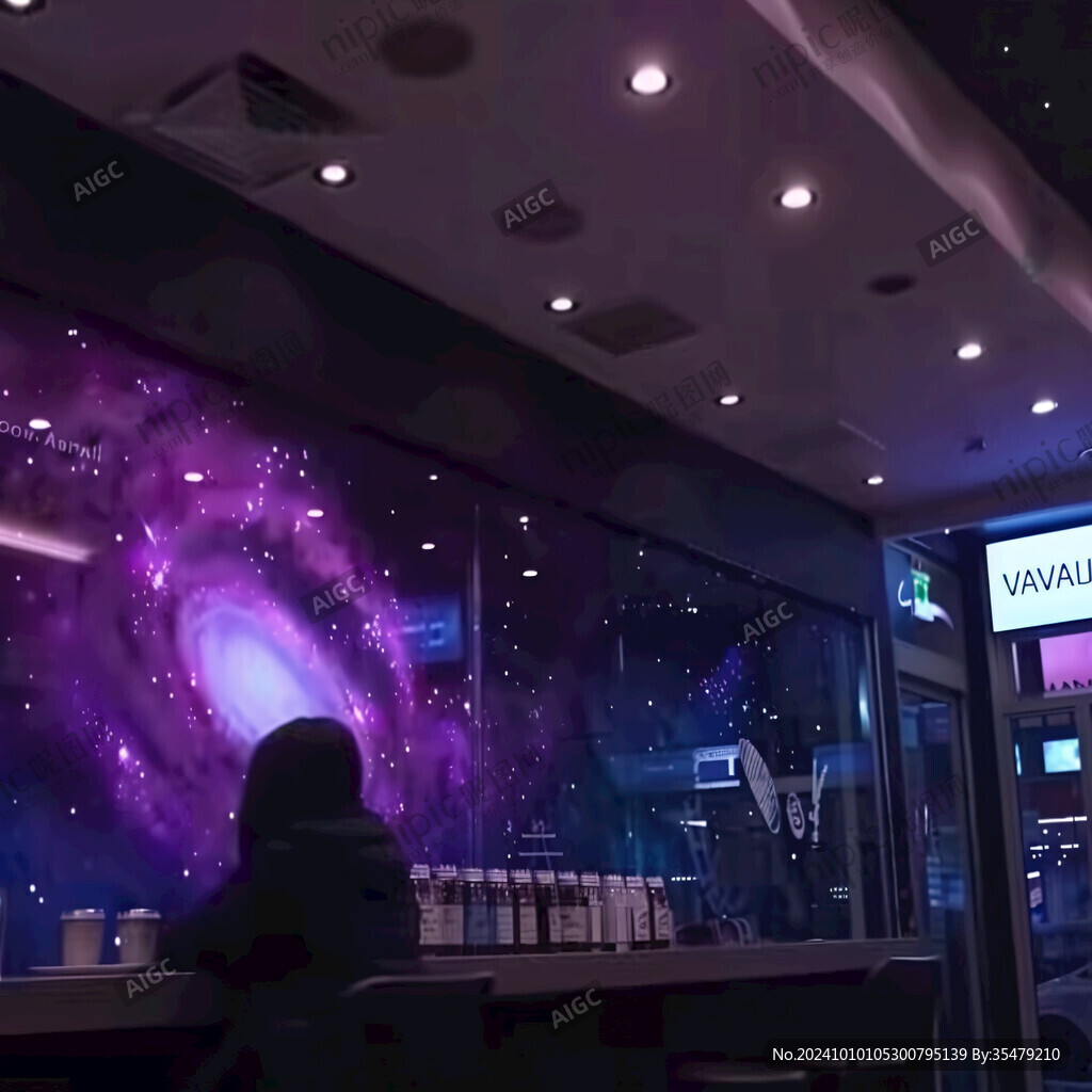 星空燈箱軟膜