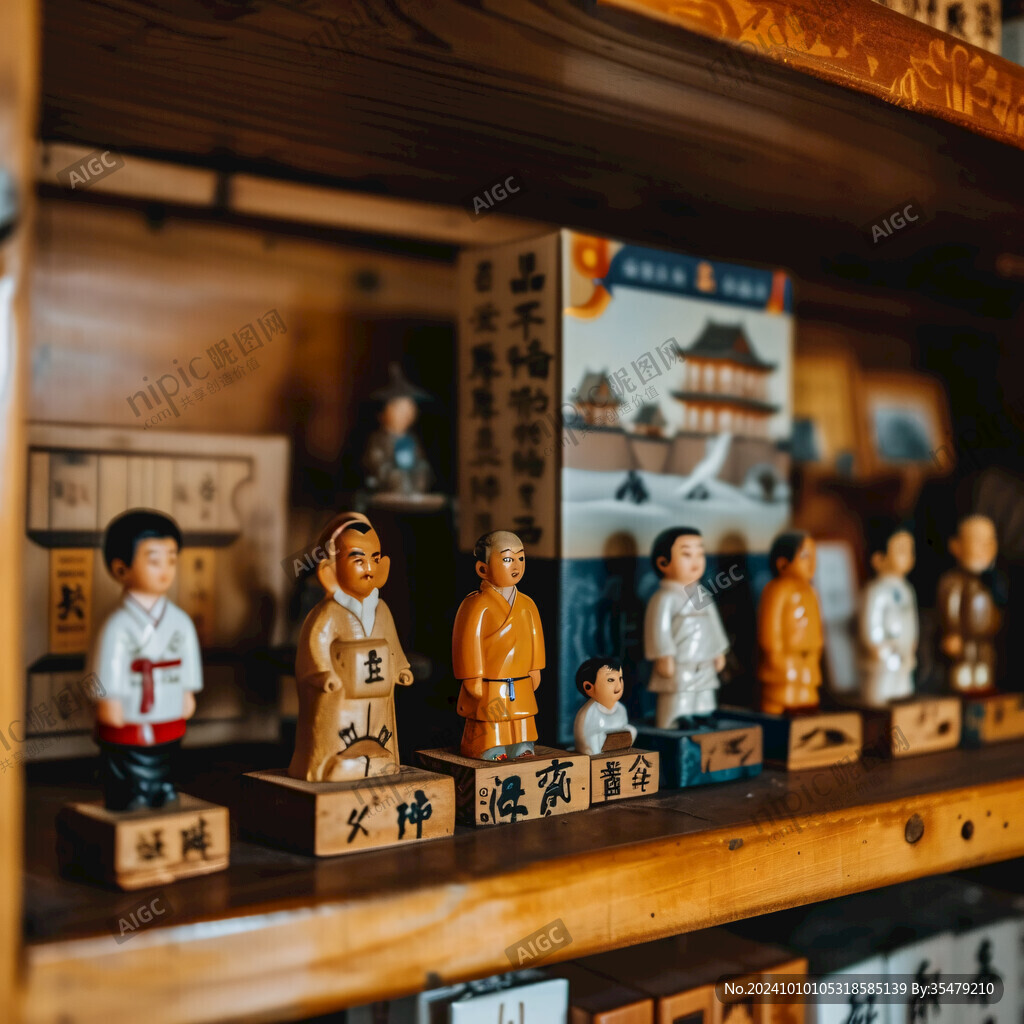 日本人物擺件