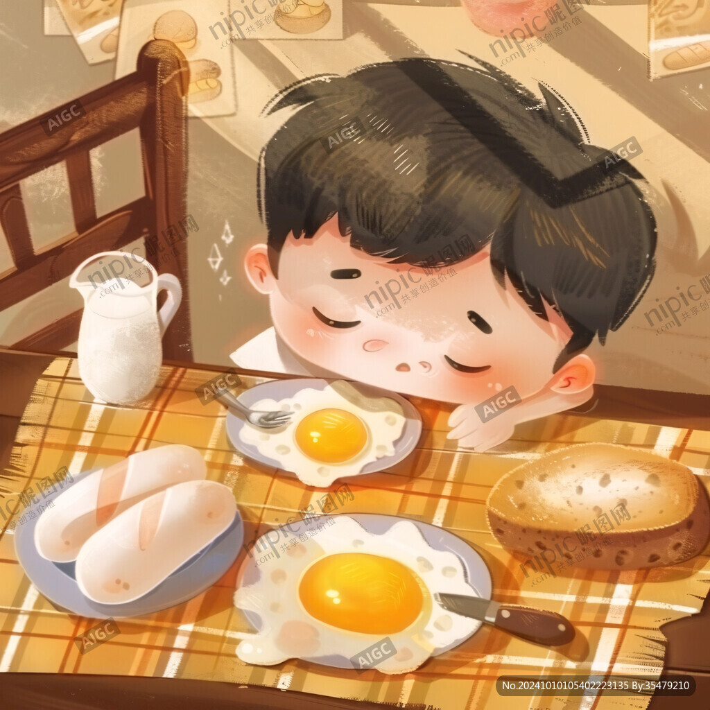 早餐插畫
