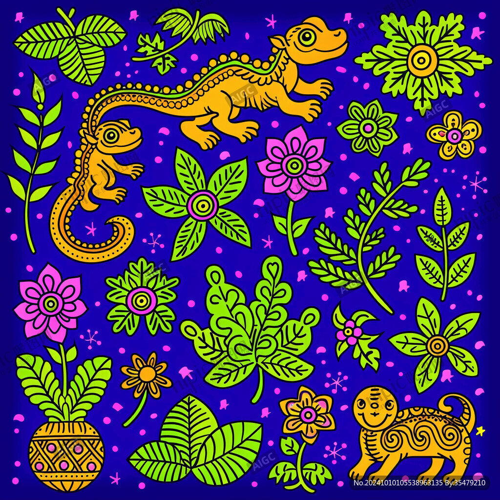 蜥蜴圖案