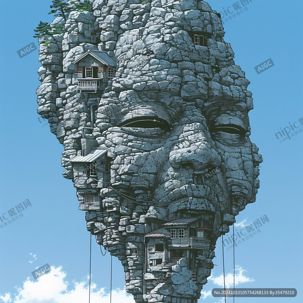 人頭像石頭